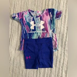 Toddler girl Under Armour Set